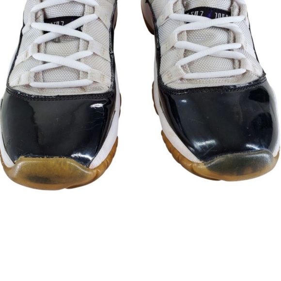 Nike Jordan 45 Retro Concord Sneakers GS Youth 7Y Ws 8 Hi-Top Blk Wht 378038-100 - Picture 11 of 15